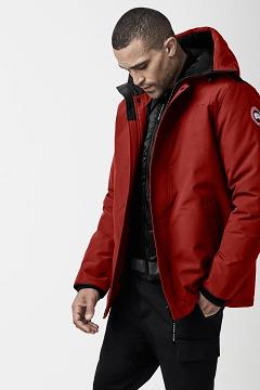 Chamarras Canada Goose Hombre Mexico - Garibaldi Abrigos Rojos OG6329751